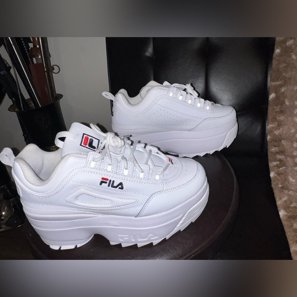 FILA DISRUPTOR 2 WEDGE premium sneakers size 10 - Picture 7 of 11